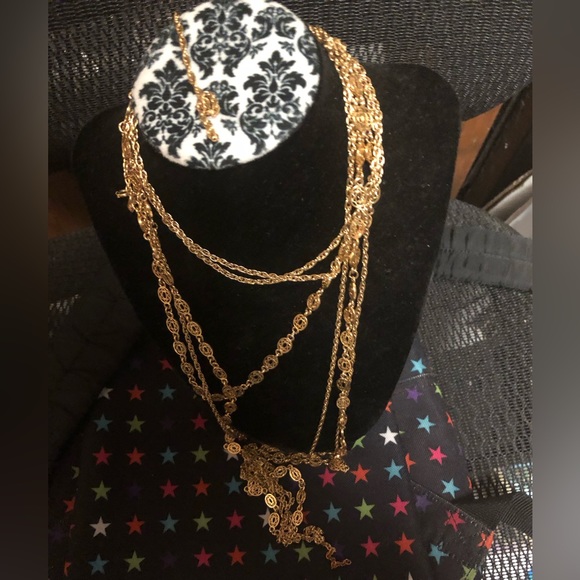 Jewelry Vintage Costume Necklace 589 4 Or 35 Woffer